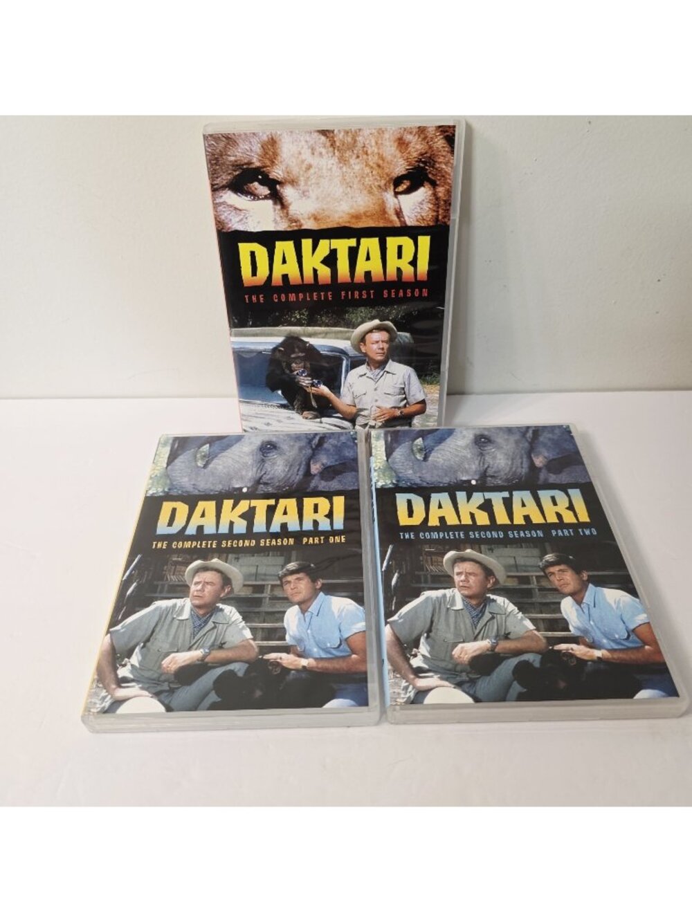 Daktari Complete First Season Part 1 and 2 of Season 2 Warner Archive Collection